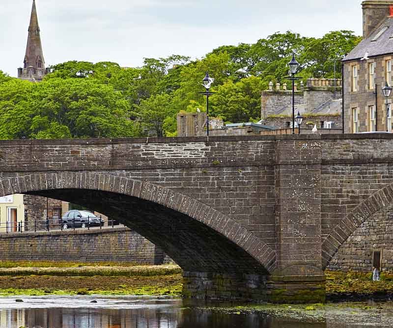 Bridge over the River Wick in Caithness, Scotland