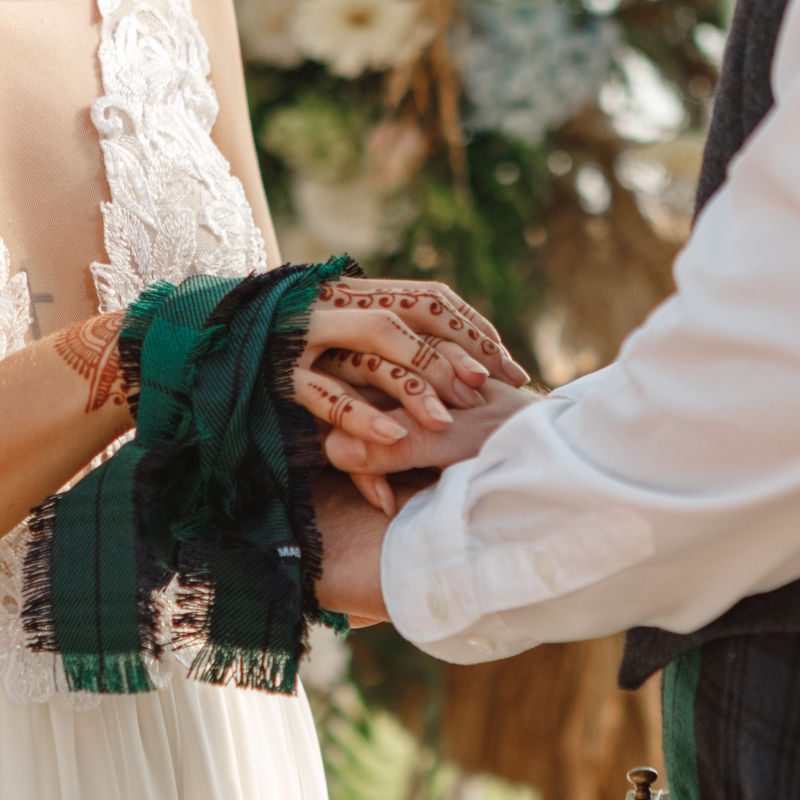 handfasting ceremony in Scotland