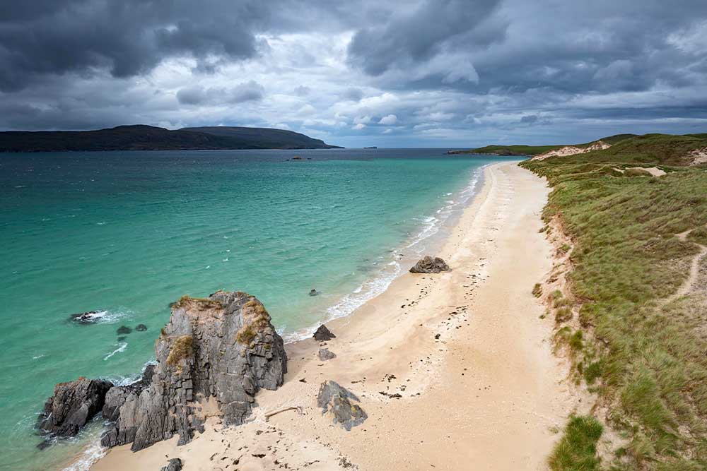A beach in Caithness.